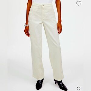 Madewell Emmett wide leg corduroy pant, new, only worn once